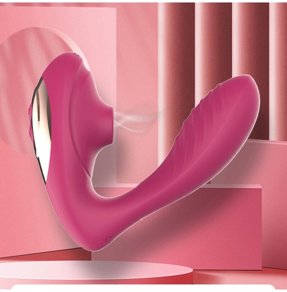 Maya - Suction Vibrating Wearable (Chargeable - Red Rose)